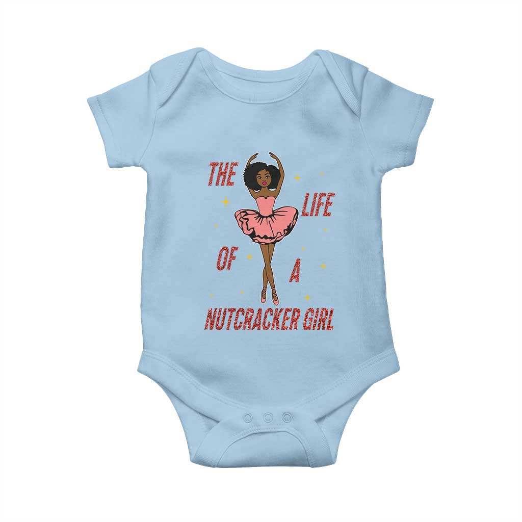 Black Nutcracker Baby Onesie The Life Of A Ballet Girl TS14 Light Blue Print Your Wear