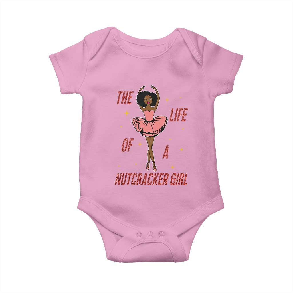 Black Nutcracker Baby Onesie The Life Of A Ballet Girl TS14 Light Pink Print Your Wear
