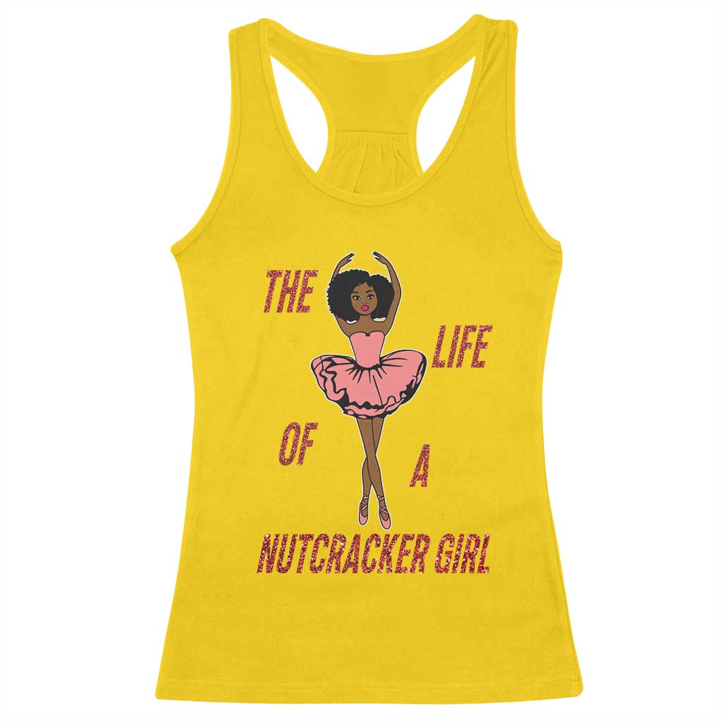 Black Nutcracker Racerback Tank Top The Life Of A Ballet Girl - Print Your Wear