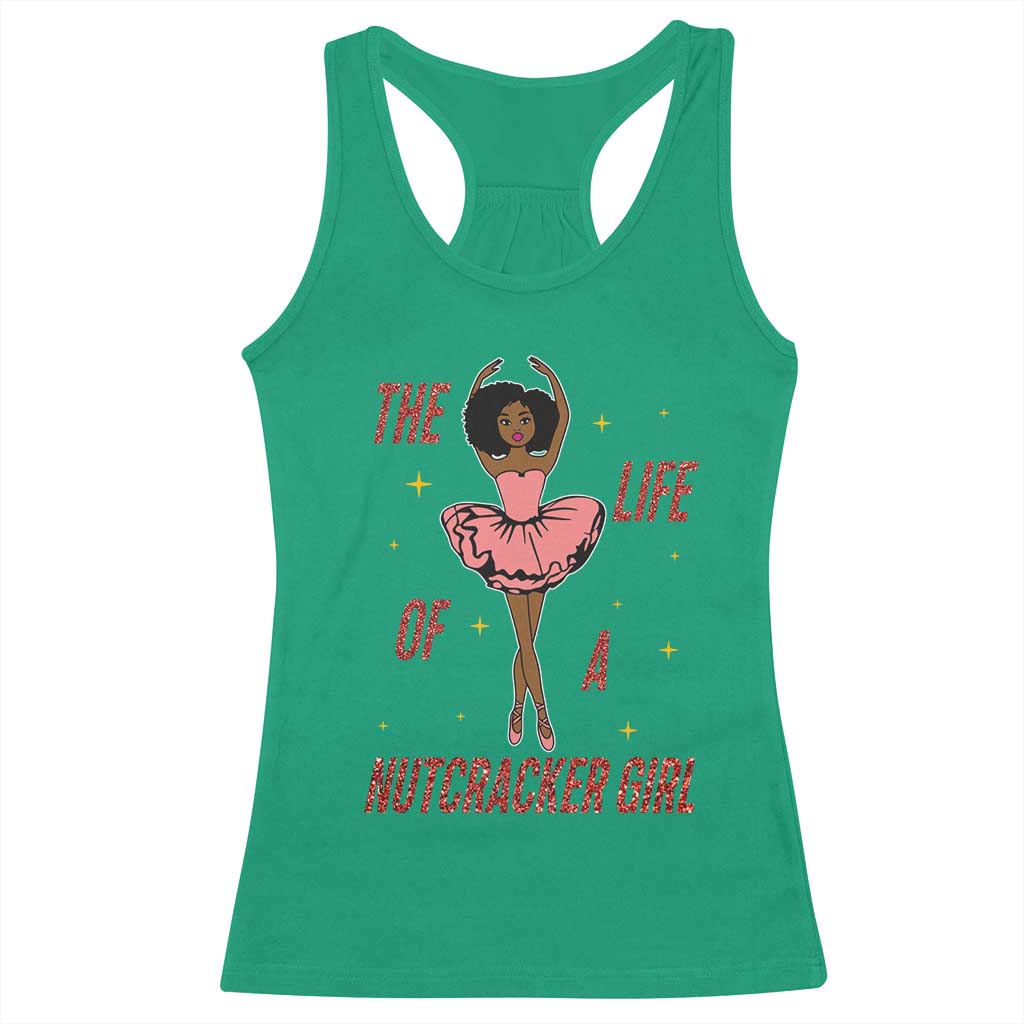 Black Nutcracker Racerback Tank Top The Life Of A Ballet Girl TS14 Irish Green Print Your Wear