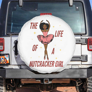 Black Nutcracker Spare Tire Cover The Life Of A Ballet Girl TS14 No hole White Print Your Wear
