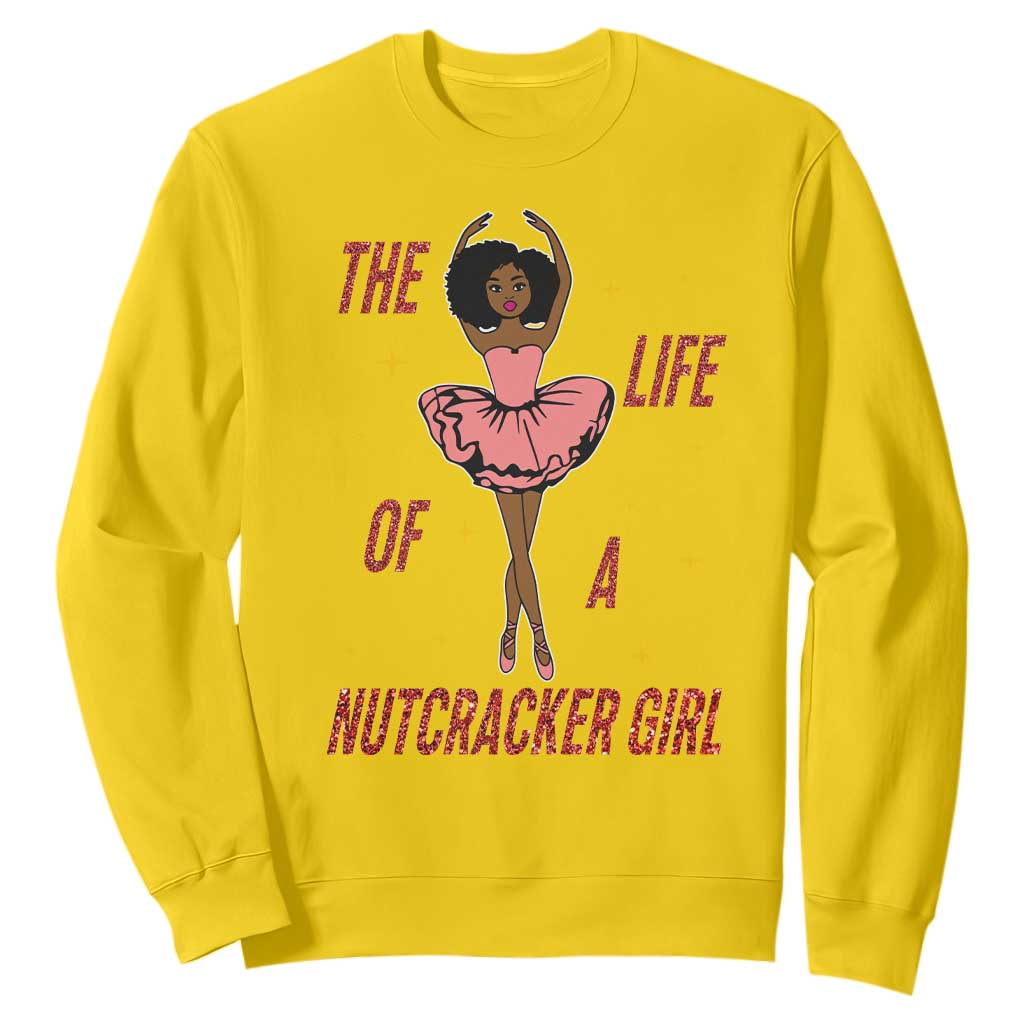 Black Nutcracker Sweatshirt The Life Of A Ballet Girl TS14 Daisy Print Your Wear