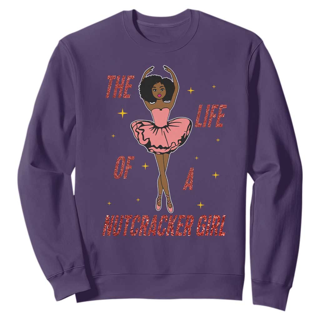 Black Nutcracker Sweatshirt The Life Of A Ballet Girl TS14 Purple Print Your Wear