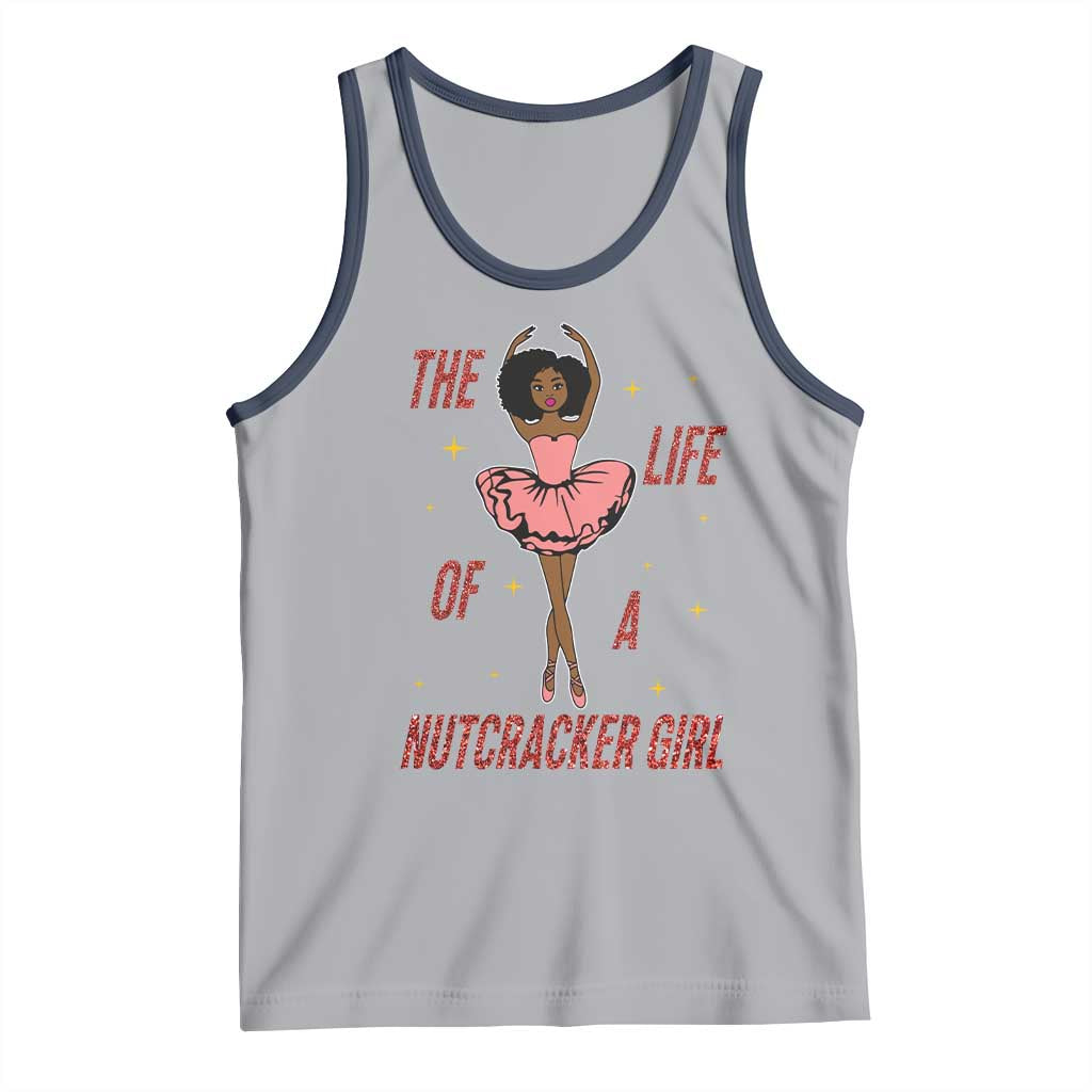 Black Nutcracker Tank Top The Life Of A Ballet Girl TS14 Athletic Heather Navy Print Your Wear