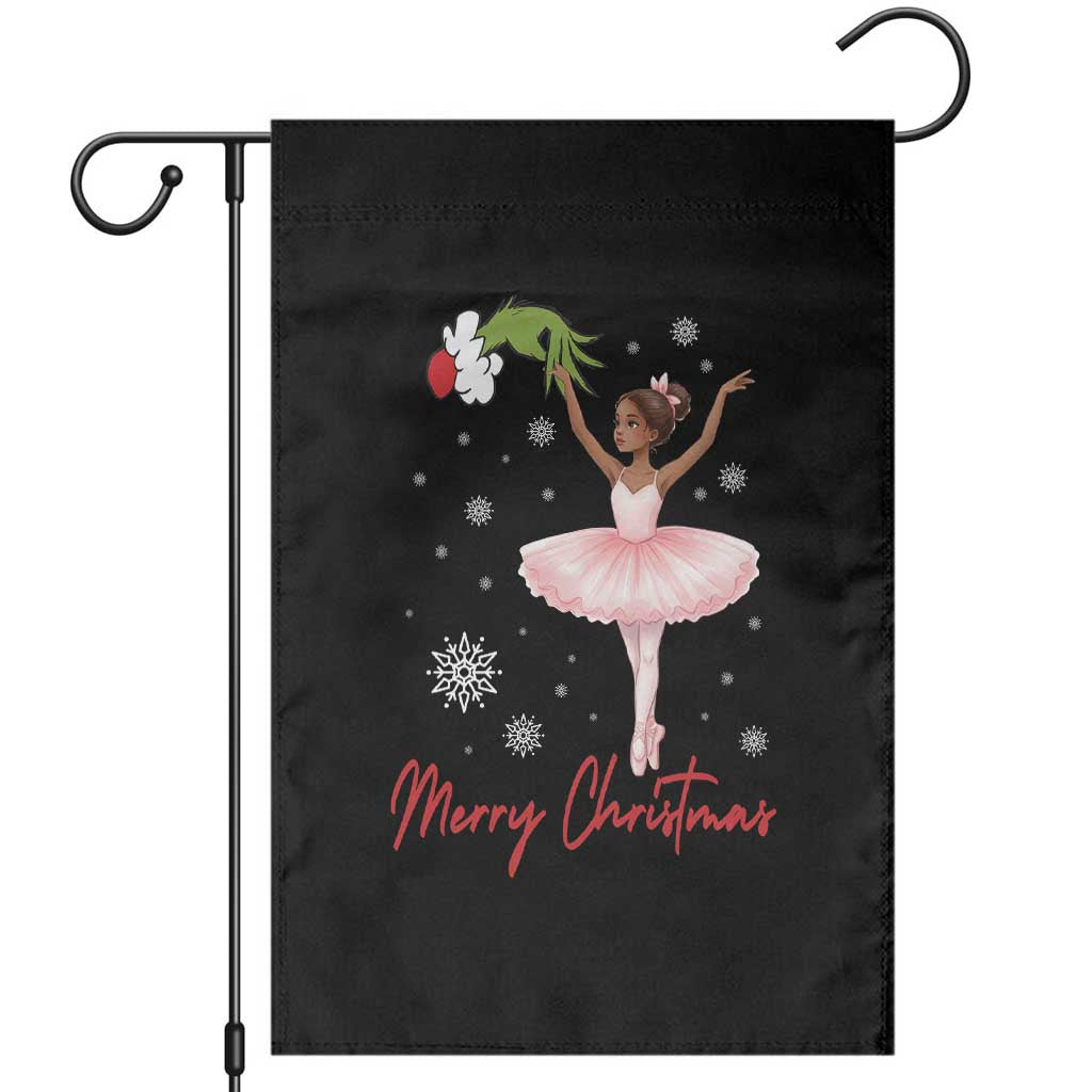 Black Nutcracker Ballet Garden Flag Merry Christmas TS14 Black Print Your Wear