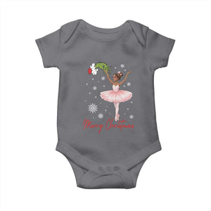 Black Nutcracker Ballet Baby Onesie Merry Christmas TS14 Charcoal Print Your Wear