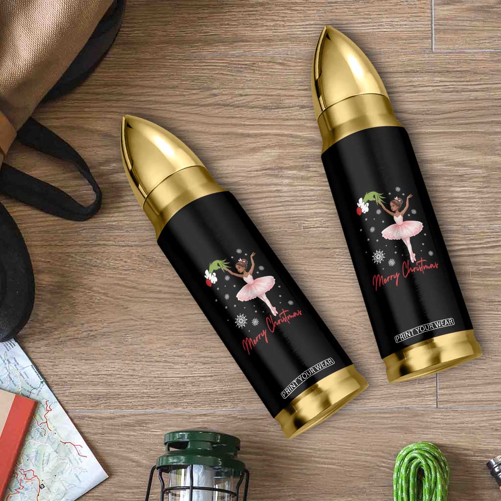 Black Nutcracker Ballet Bullet Tumbler Merry Christmas TS14 Print Your Wear