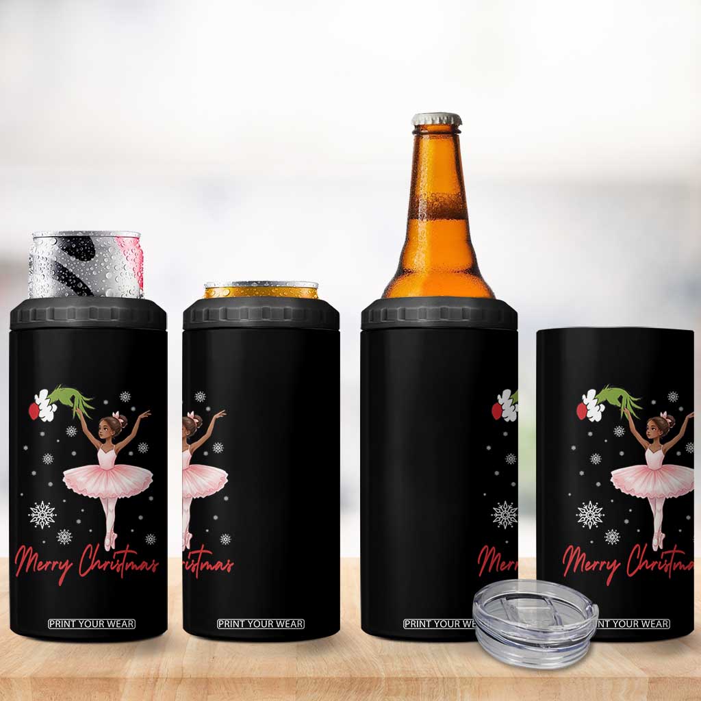 Black Nutcracker Ballet 4 in 1 Can Cooler Tumbler Merry Christmas TS14 Print Your Wear