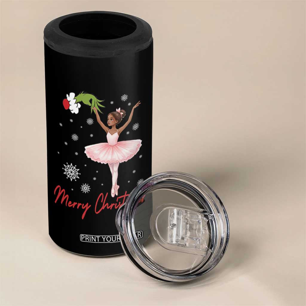 Black Nutcracker Ballet 4 in 1 Can Cooler Tumbler Merry Christmas TS14 Print Your Wear