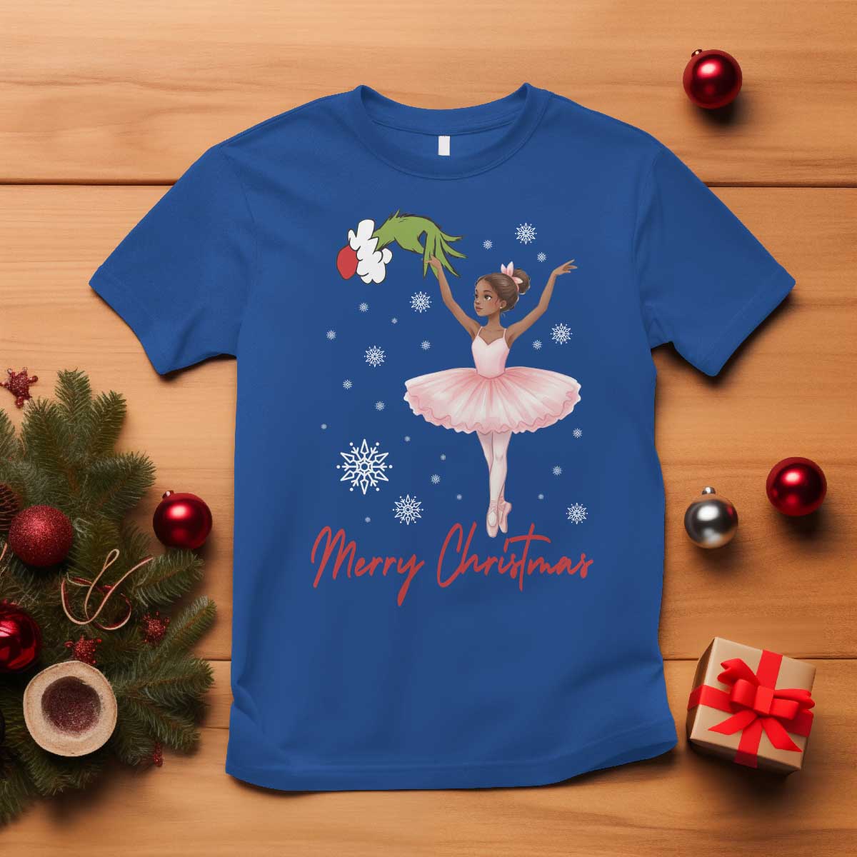 Black Nutcracker Ballet T Shirt Merry Christmas TS14 Royal Blue Print Your Wear