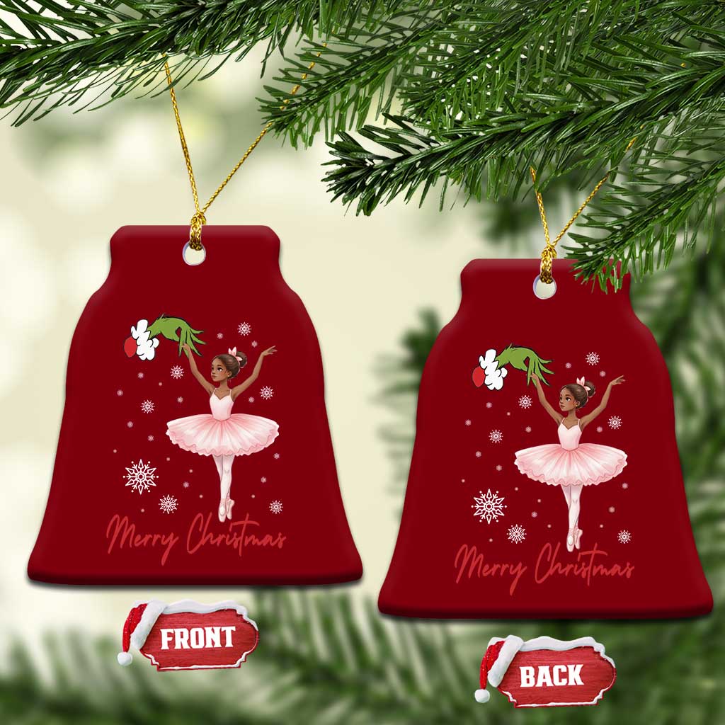 Black Nutcracker Ballet Ceramic Ornament Merry Christmas TS14 Print Your Wear