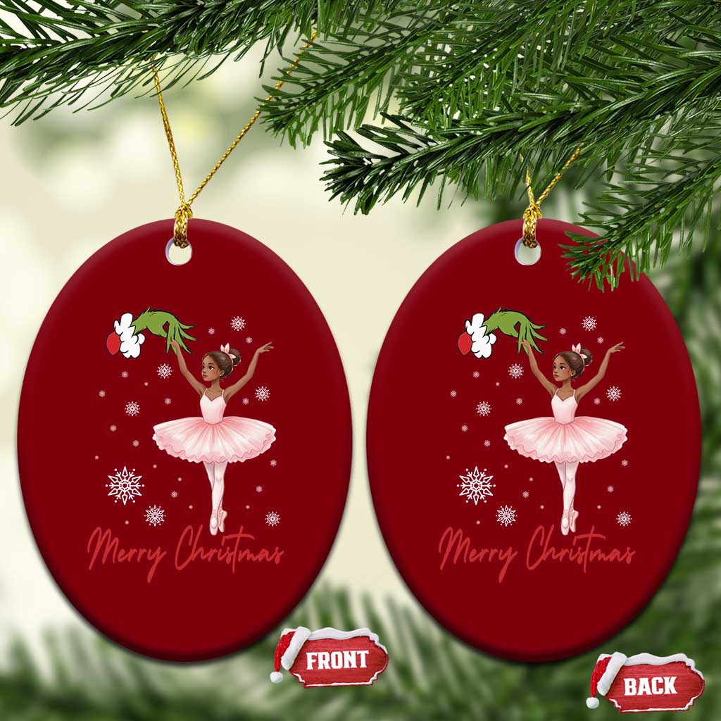 Black Nutcracker Ballet Ceramic Ornament Merry Christmas TS14 Print Your Wear