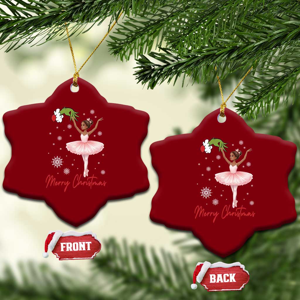 Black Nutcracker Ballet Ceramic Ornament Merry Christmas TS14 Print Your Wear