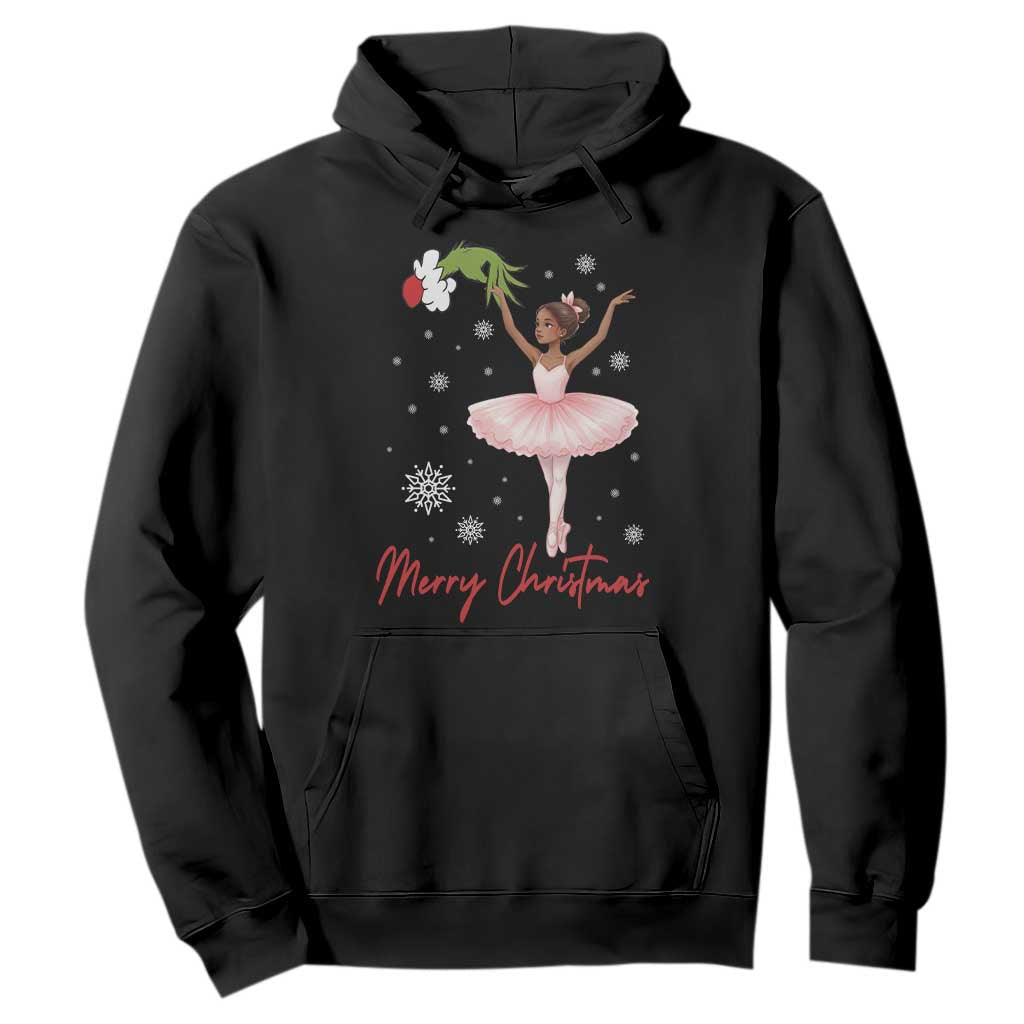 Black Nutcracker Ballet Hoodie Merry Christmas TS14 Black Print Your Wear