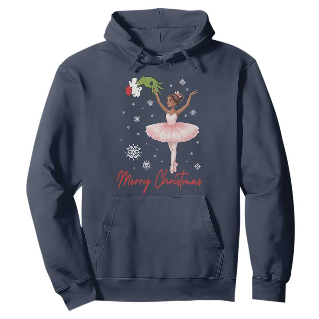Black Nutcracker Ballet Hoodie Merry Christmas TS14 Navy Print Your Wear