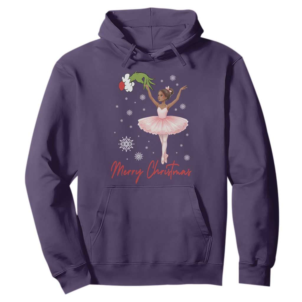 Black Nutcracker Ballet Hoodie Merry Christmas TS14 Purple Print Your Wear