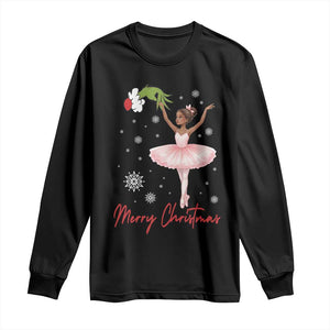 Black Nutcracker Ballet Long Sleeve Shirt Merry Christmas TS14 Black Print Your Wear