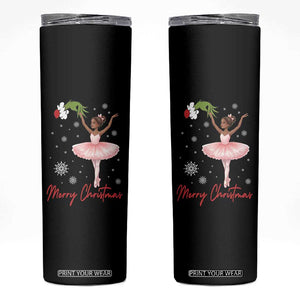 Black Nutcracker Ballet Skinny Tumbler Merry Christmas TS14 Black Print Your Wear