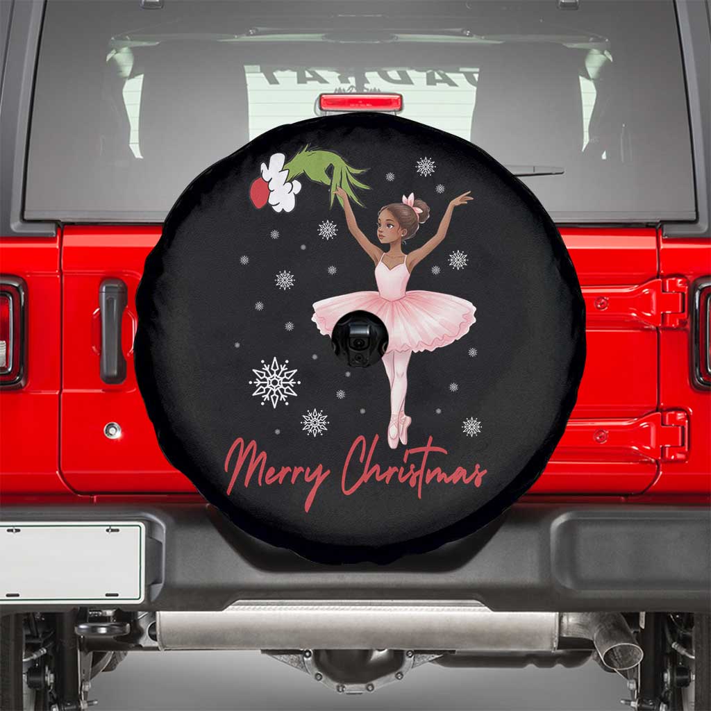 Black Nutcracker Ballet Spare Tire Cover Merry Christmas TS14 Black Print Your Wear
