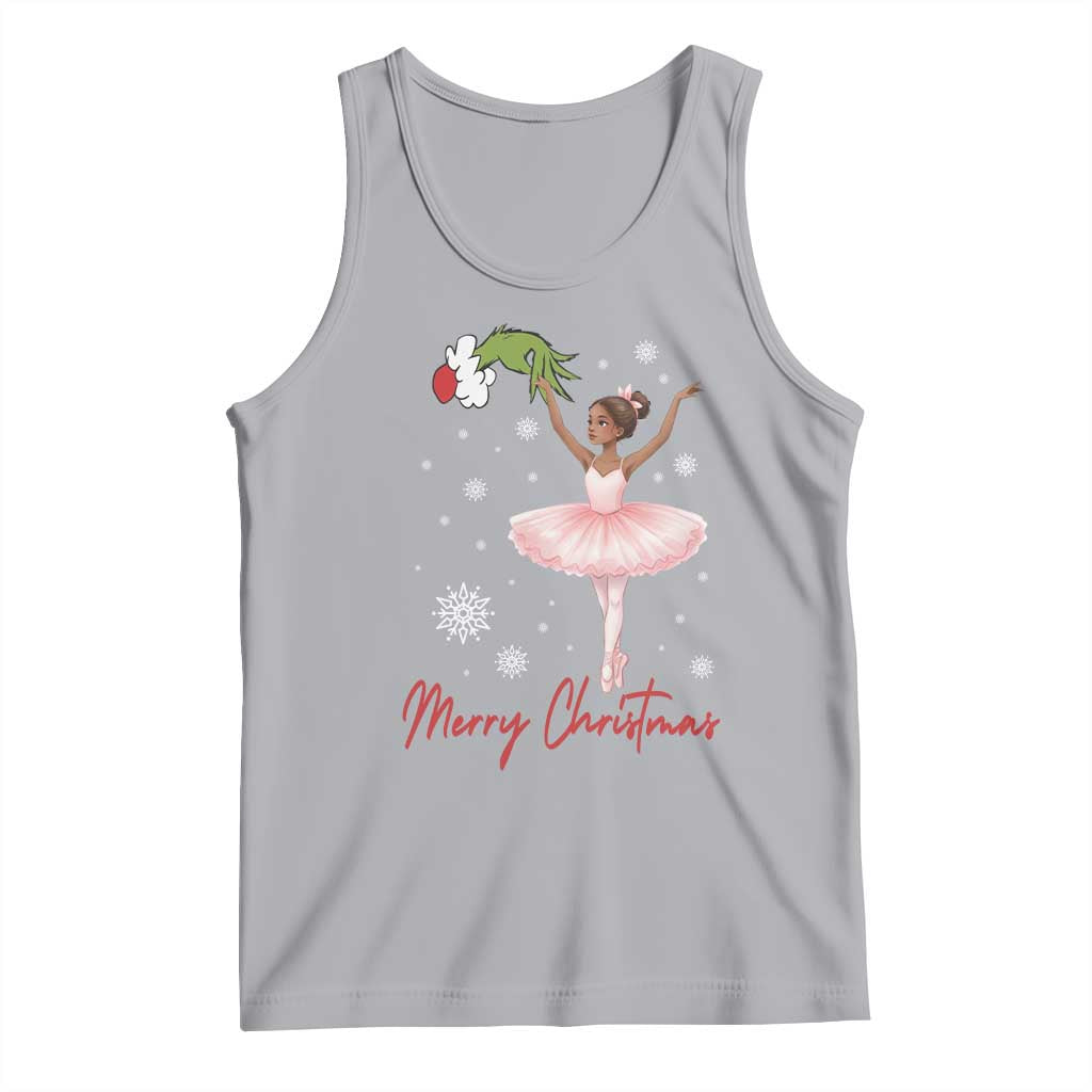 Black Nutcracker Ballet Tank Top Merry Christmas - Print Your Wear