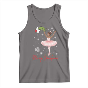 Black Nutcracker Ballet Tank Top Merry Christmas - Print Your Wear