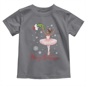 Black Nutcracker Ballet Toddler T Shirt Merry Christmas TS14 Charcoal Print Your Wear