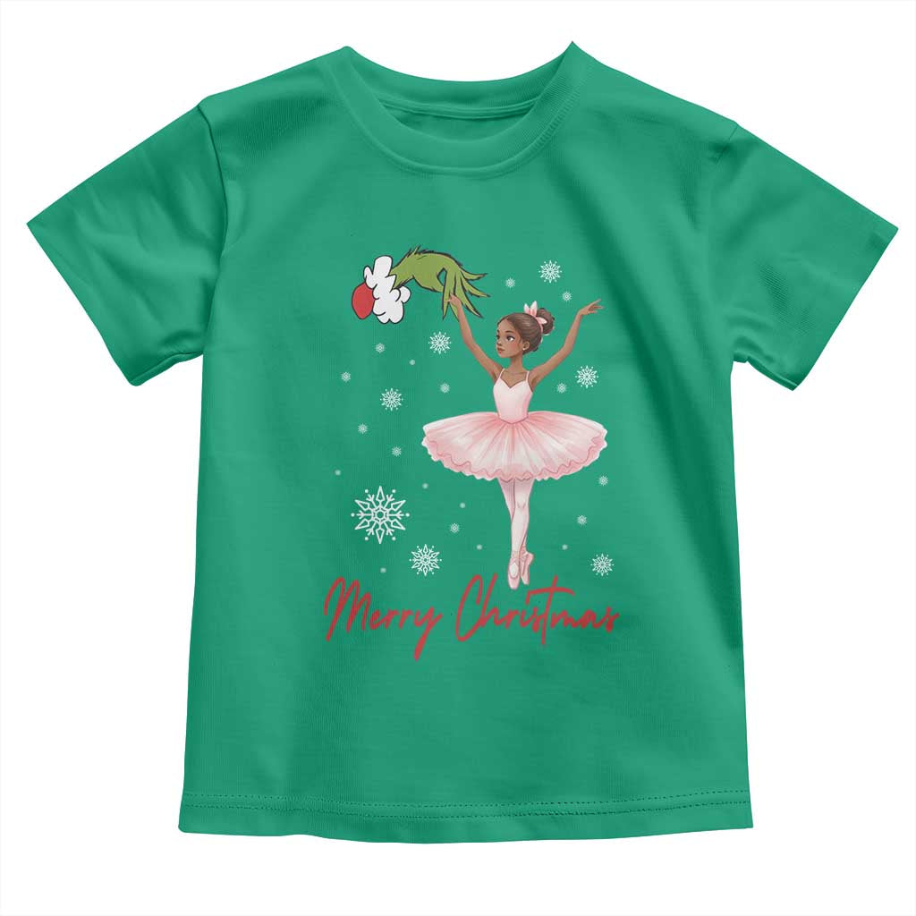 Black Nutcracker Ballet Toddler T Shirt Merry Christmas TS14 Irish Green Print Your Wear