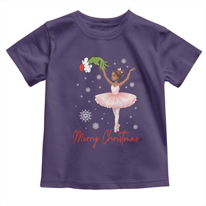 Black Nutcracker Ballet Toddler T Shirt Merry Christmas TS14 Purple Print Your Wear