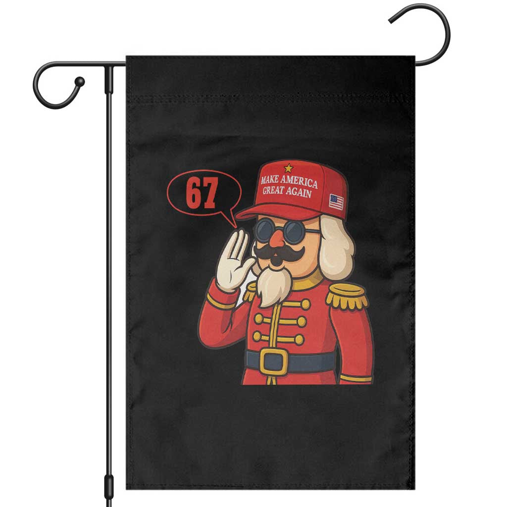 67 Six Seven Christmas Meme Garden Flag Funny Nutcracker Make Xmas Great Again TS14 Black Print Your Wear