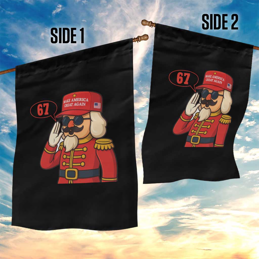 67 Six Seven Christmas Meme Garden Flag Funny Nutcracker Make Xmas Great Again TS14 Print Your Wear