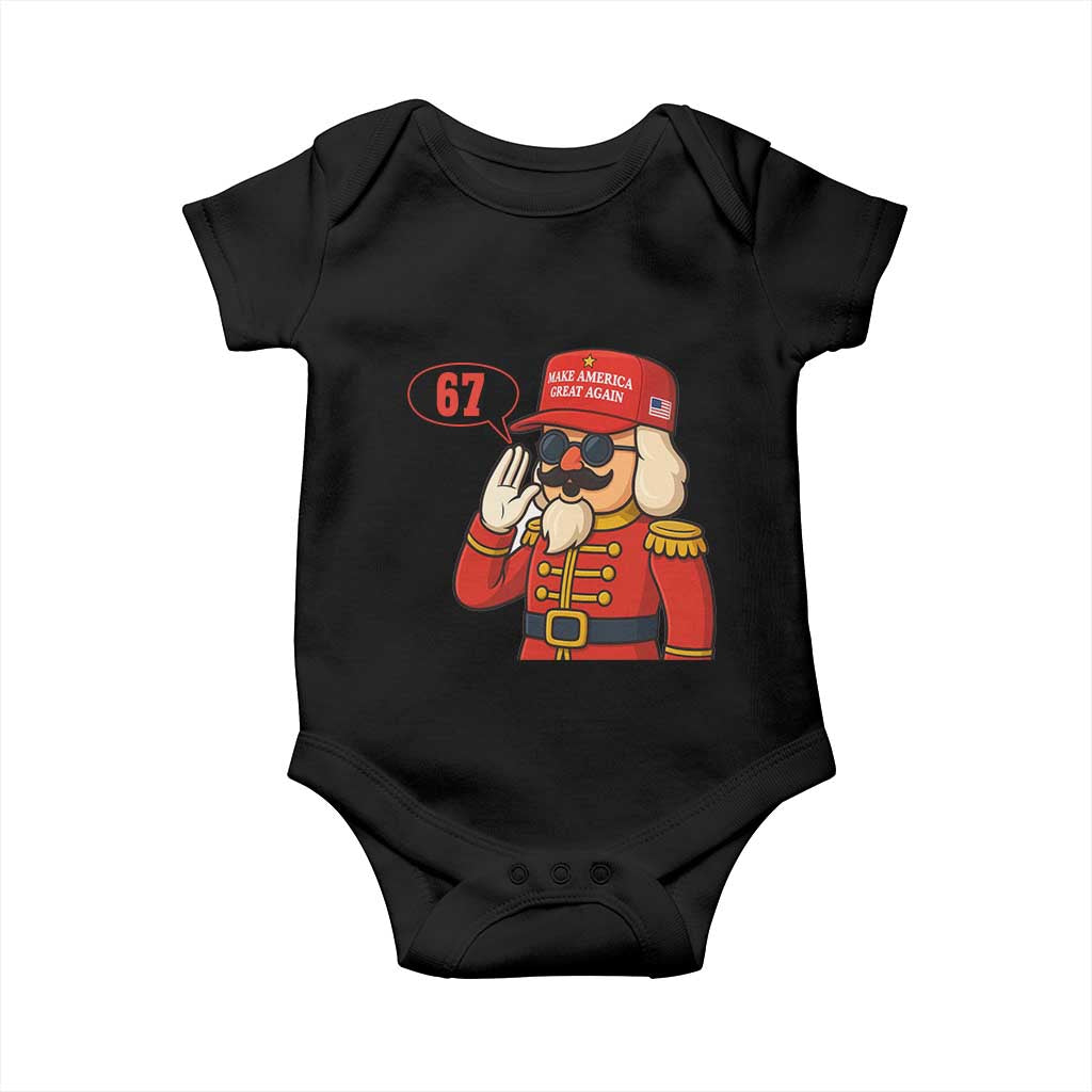 67 Six Seven Christmas Meme Baby Onesie Funny Nutcracker Make Xmas Great Again TS14 Black Print Your Wear