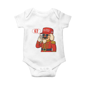 67 Six Seven Christmas Meme Baby Onesie Funny Nutcracker Make Xmas Great Again TS14 White Print Your Wear