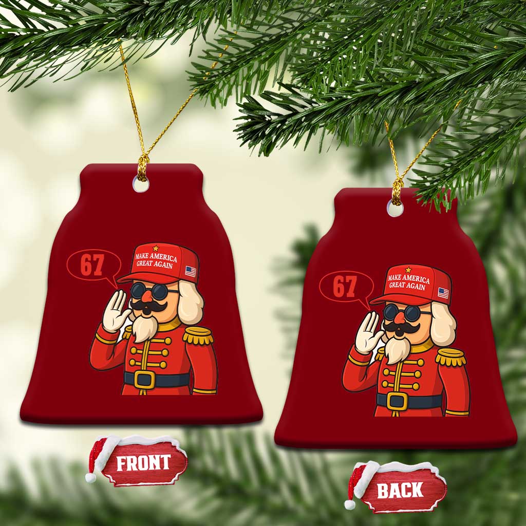 67 Six Seven Christmas Meme Ceramic Ornament Funny Nutcracker Make Xmas Great Again TS14 Print Your Wear