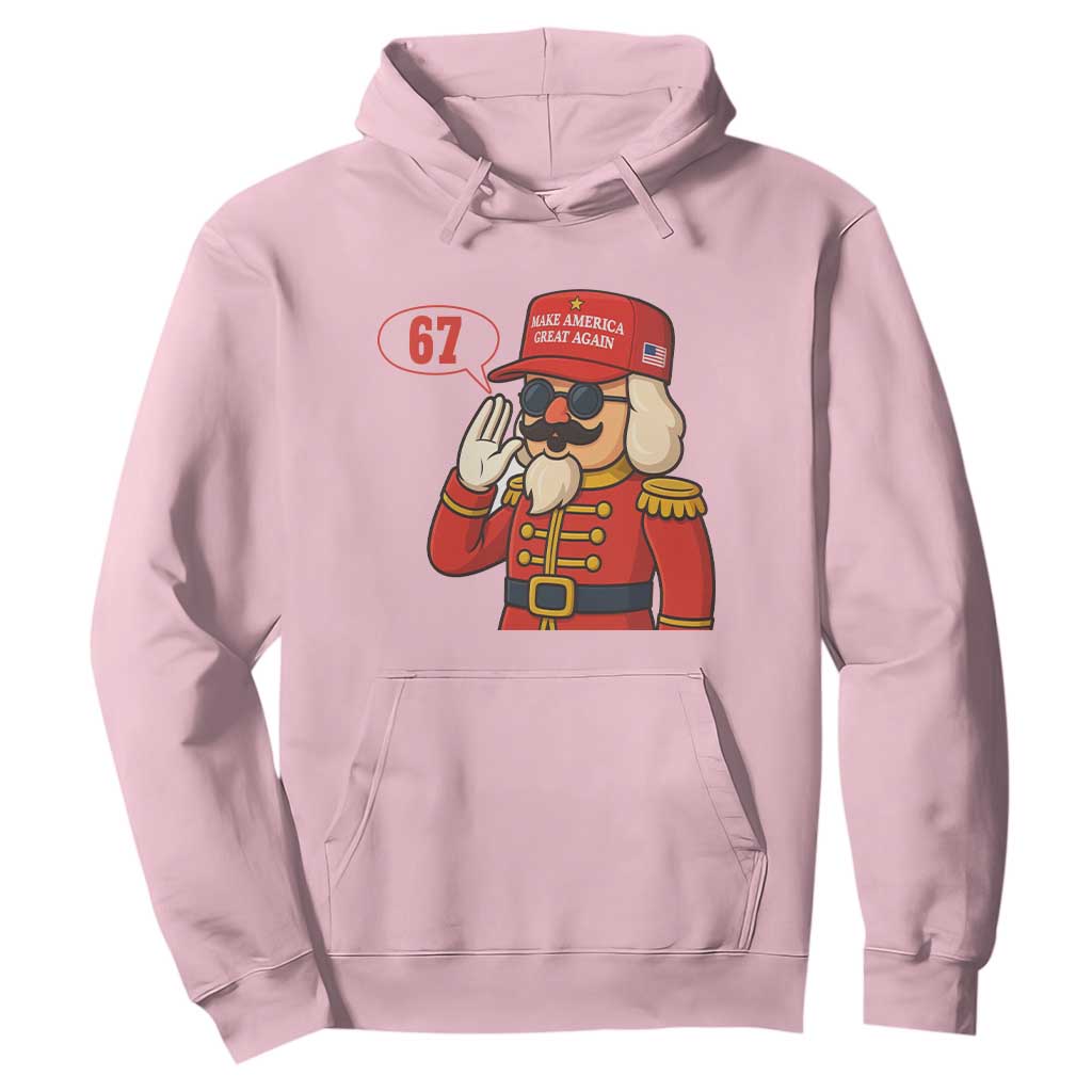 67 Six Seven Christmas Meme Hoodie Funny Nutcracker Make Xmas Great Again TS14 Light Pink Print Your Wear