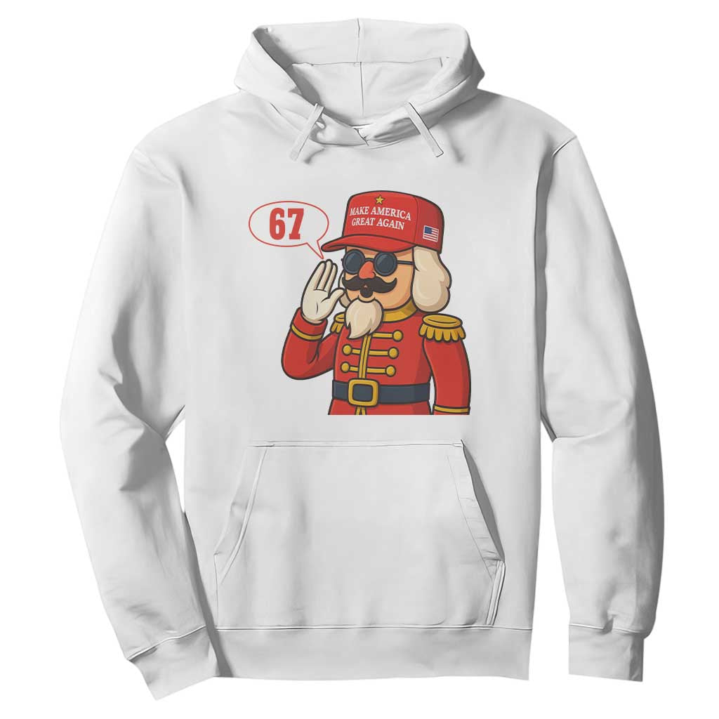 67 Six Seven Christmas Meme Hoodie Funny Nutcracker Make Xmas Great Again TS14 White Print Your Wear