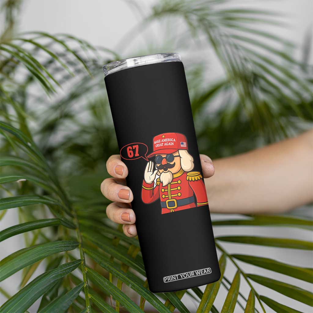 67 Six Seven Christmas Meme Skinny Tumbler Funny Nutcracker Make Xmas Great Again TS14 Print Your Wear
