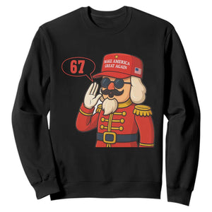 67 Six Seven Christmas Meme Sweatshirt Funny Nutcracker Make Xmas Great Again TS14 Black Print Your Wear
