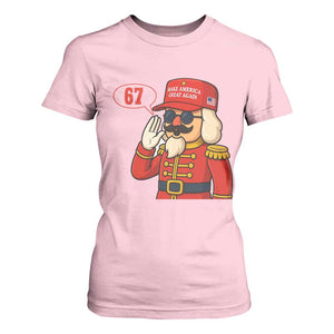67 Six Seven Christmas Meme T Shirt For Women Funny Nutcracker Make Xmas Great Again TS14 Light Pink Print Your Wear