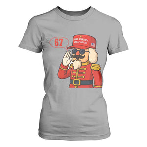 67 Six Seven Christmas Meme T Shirt For Women Funny Nutcracker Make Xmas Great Again TS14 Sport Gray Print Your Wear