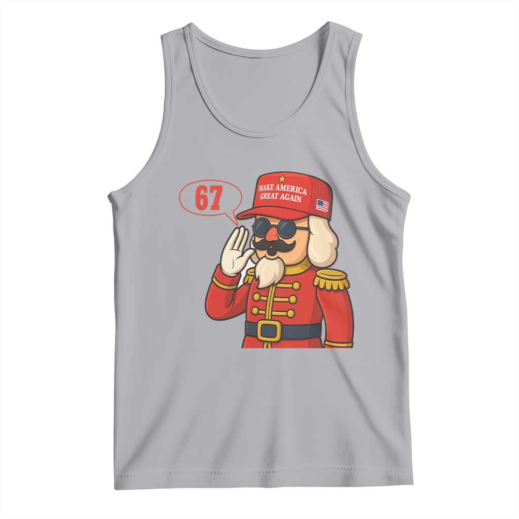 67 Six Seven Christmas Meme Tank Top Funny Nutcracker Make Xmas Great Again TS14 Athletic Heather Print Your Wear