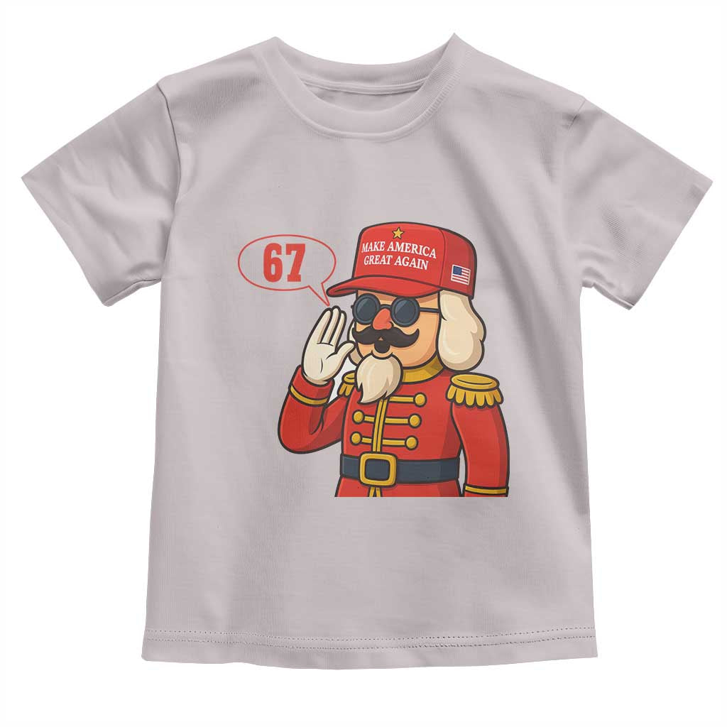 67 Six Seven Christmas Meme Toddler T Shirt Funny Nutcracker Make Xmas Great Again TS14 Ice Gray Print Your Wear