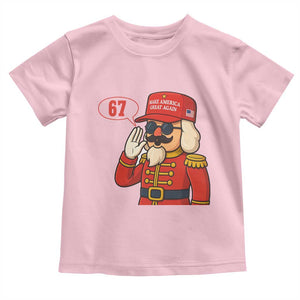 67 Six Seven Christmas Meme Toddler T Shirt Funny Nutcracker Make Xmas Great Again TS14 Light Pink Print Your Wear