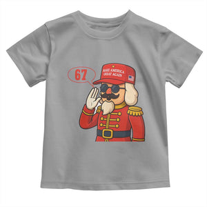 67 Six Seven Christmas Meme Toddler T Shirt Funny Nutcracker Make Xmas Great Again TS14 Sport Gray Print Your Wear
