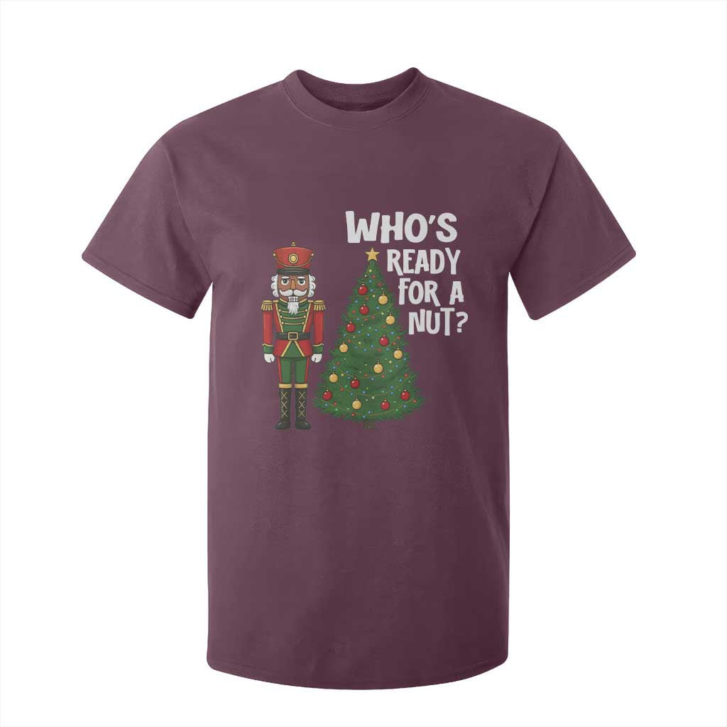 Black Nutcracker Christmas T Shirt For Kid Who Is Ready For A Nut TS14 Maroon Print Your Wear