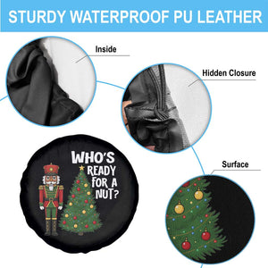 Black Nutcracker Christmas Spare Tire Cover Who Is Ready For A Nut TS14 Print Your Wear