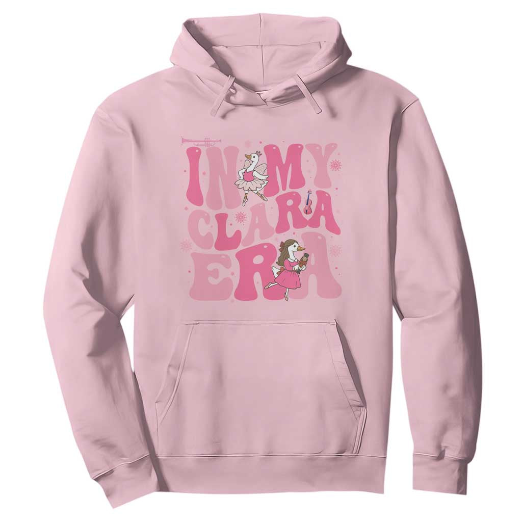 Nutcracker Goose Ballet Hoodie In My Clara Era TS14 Light Pink Print Your Wear