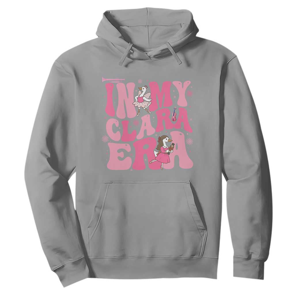Nutcracker Goose Ballet Hoodie In My Clara Era TS14 Sport Gray Print Your Wear