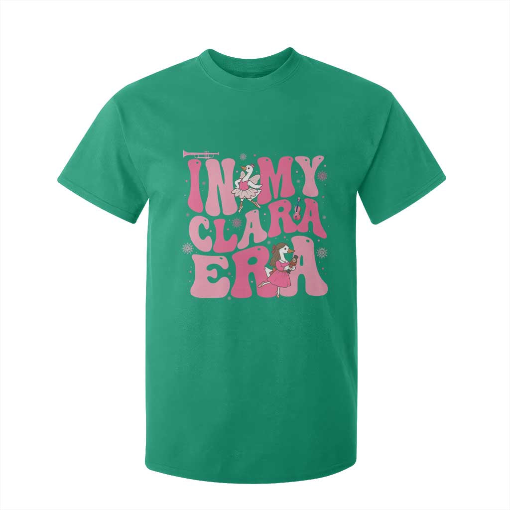 Nutcracker Goose Ballet T Shirt For Kid In My Clara Era TS14 Irish Green Print Your Wear