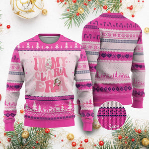 Nutcracker Goose Ballet Ugly Christmas Sweater In My Clara Era TS14 Hot Pink Print Your Wear