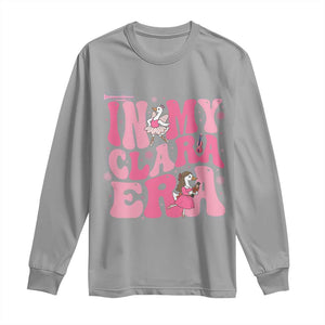 Nutcracker Goose Ballet Long Sleeve Shirt In My Clara Era TS14 Sport Gray Print Your Wear